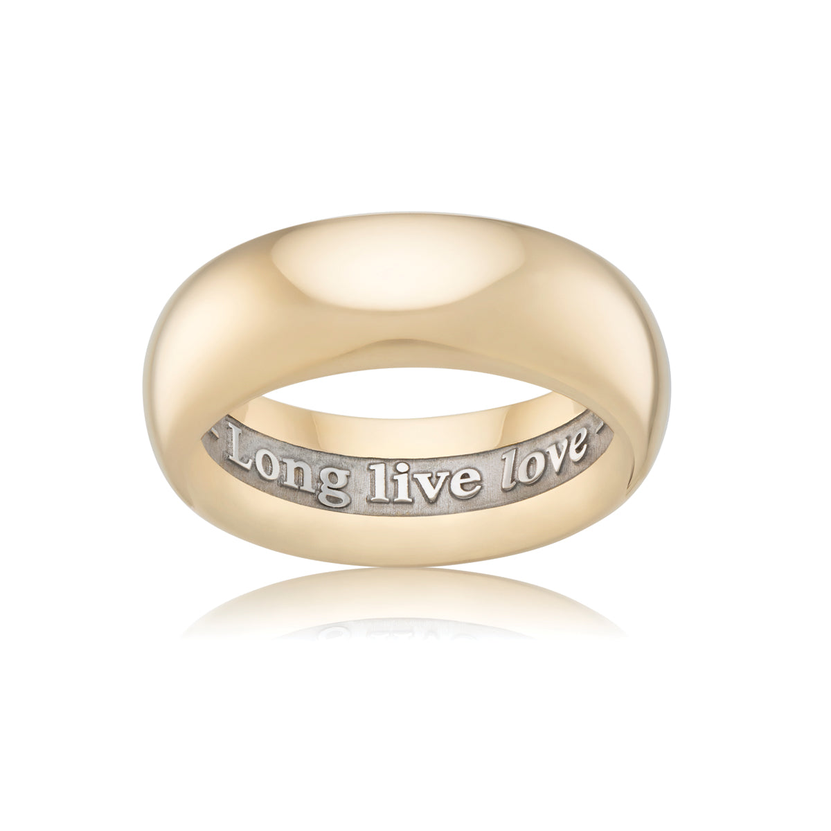 9ct Two-Tone Gold Bellini Legato Wedding Ring