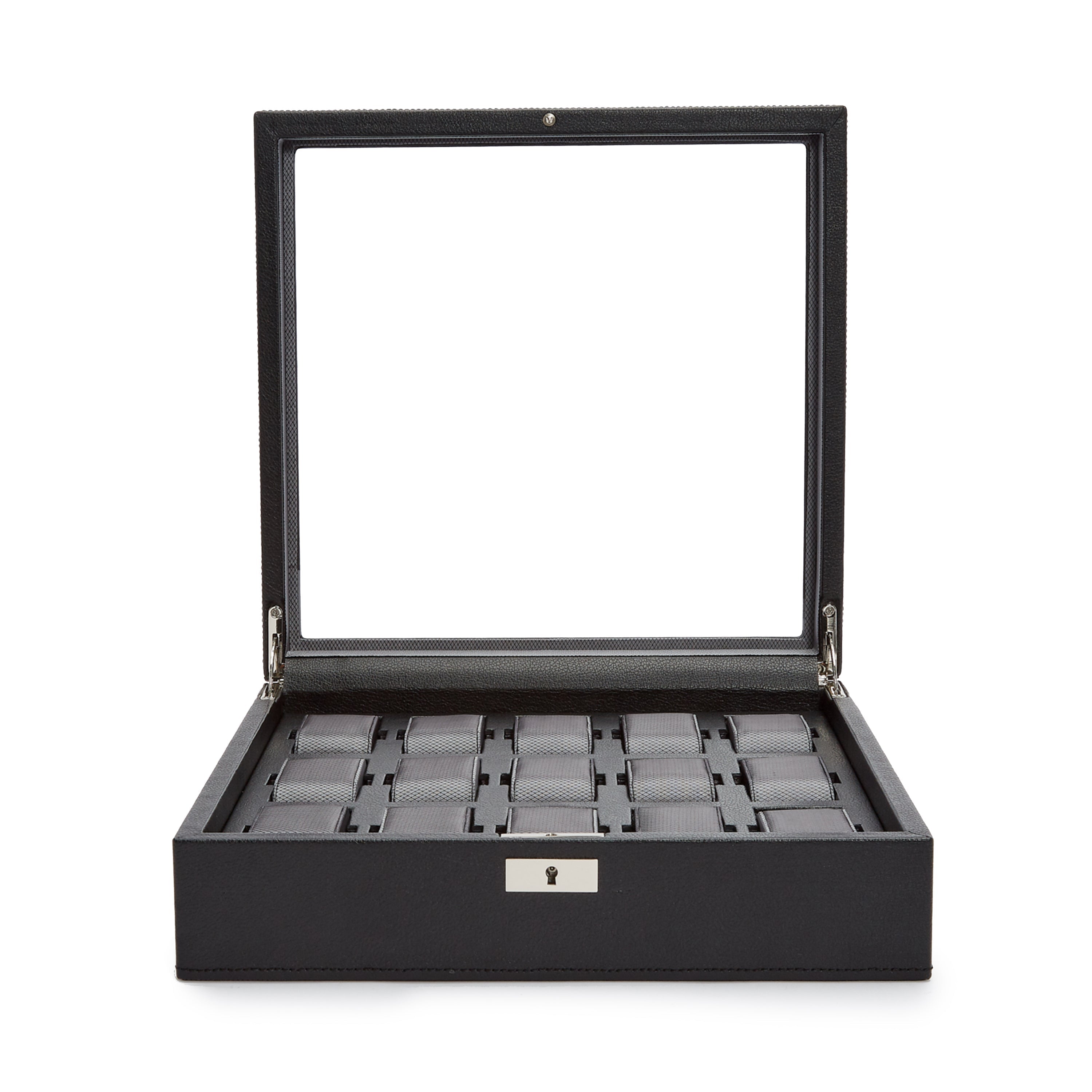 Wolf Viceroy 15 Pc Watch Box Black