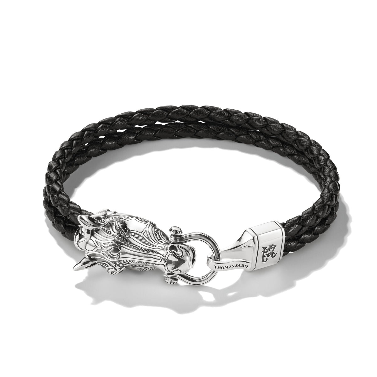 THOMAS SABO Leather Bracelet with Horse Head