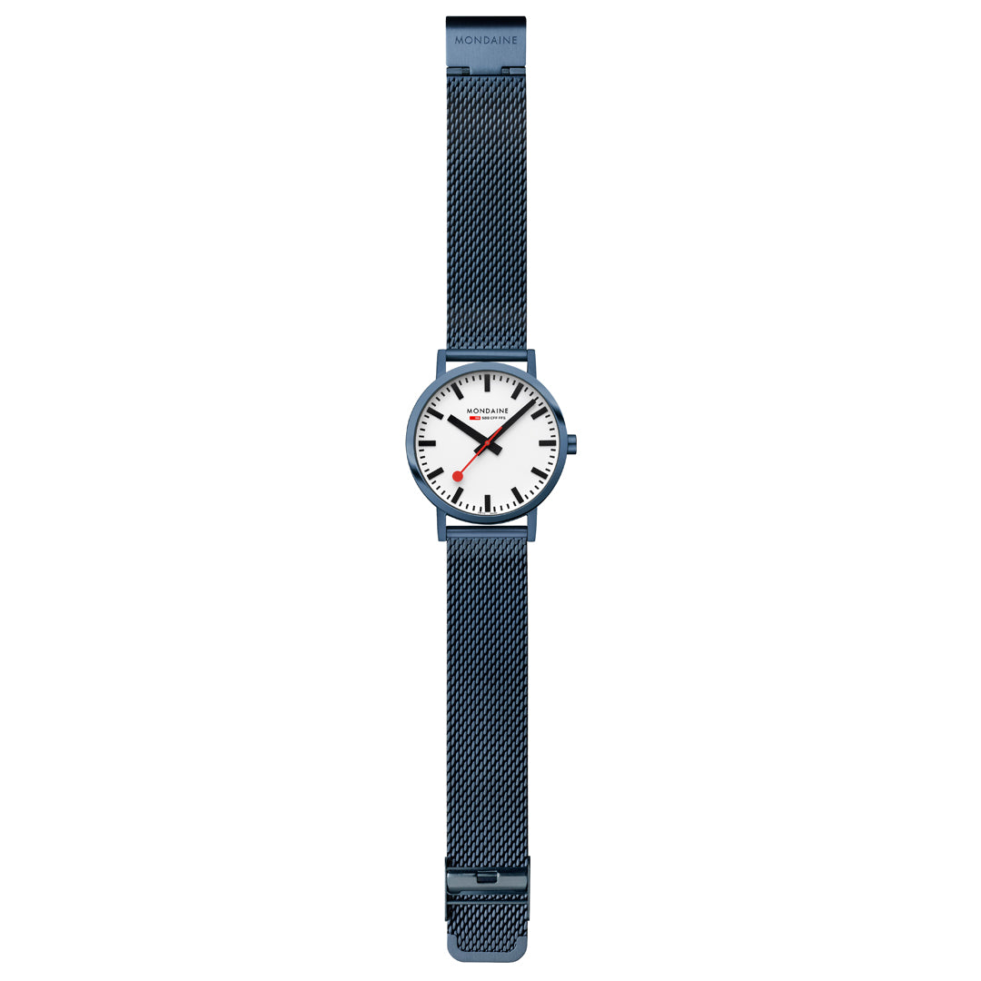 Mondaine Classic Mesh Blue 40mm - A660.30360.1BSBM