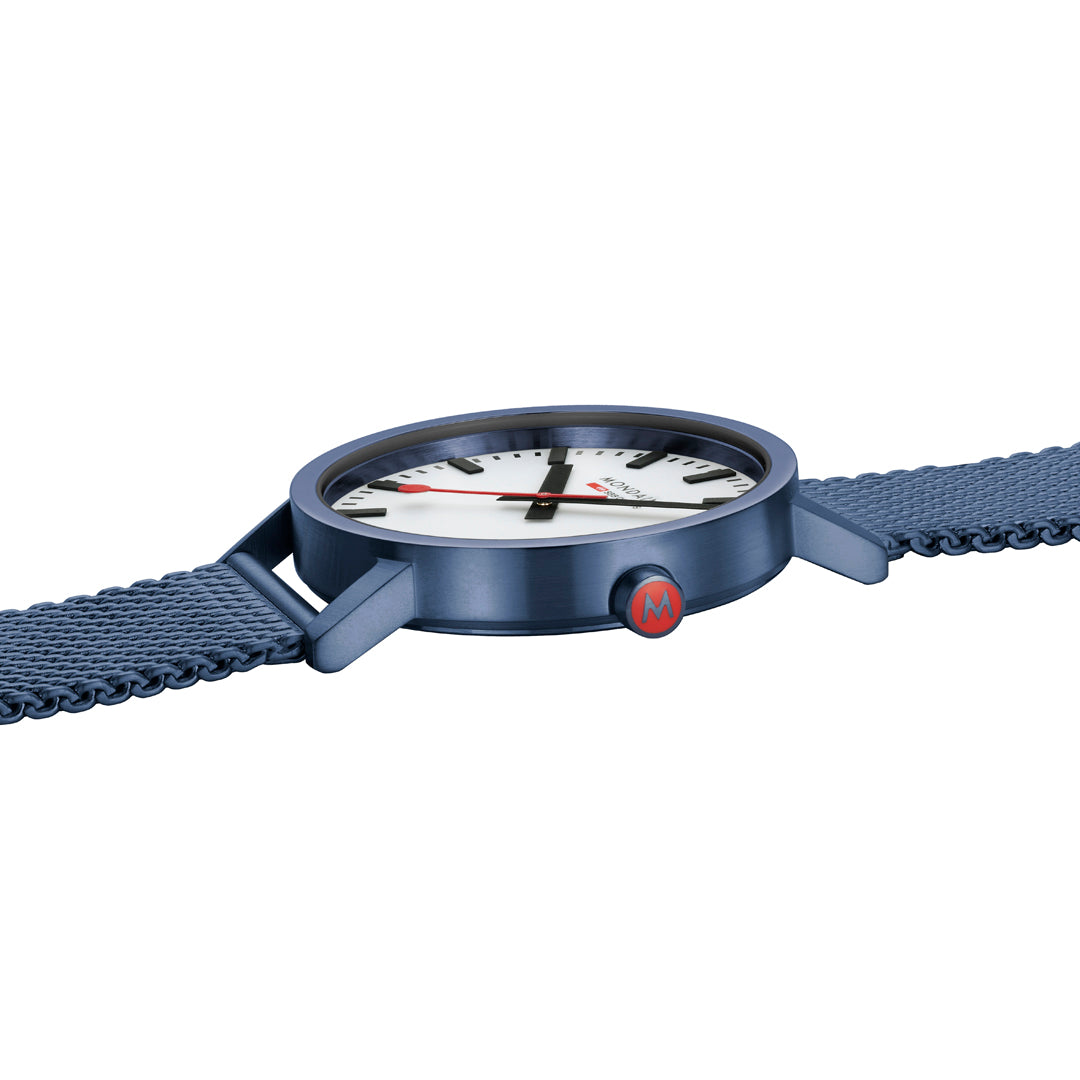 Mondaine Classic Mesh Blue 40mm - A660.30360.1BSBM