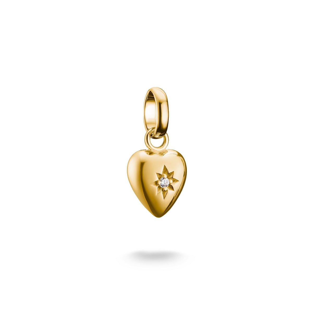 THOMAS SABO Connect Charm gold heart with star