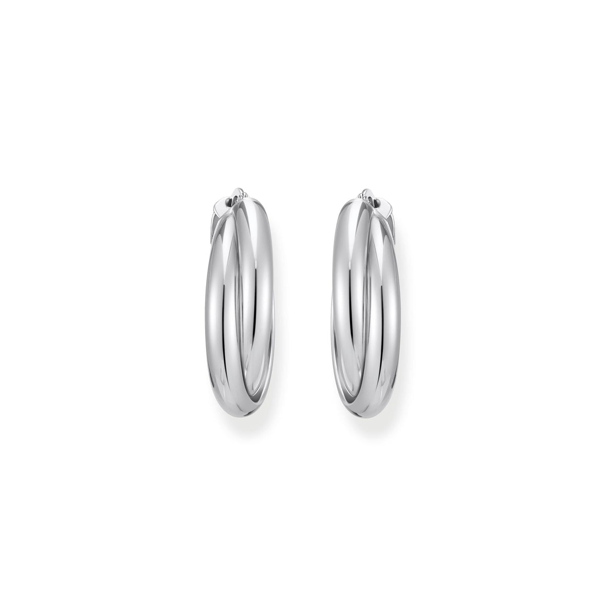 THOMAS SABO Hoop earrings intertwined design silver