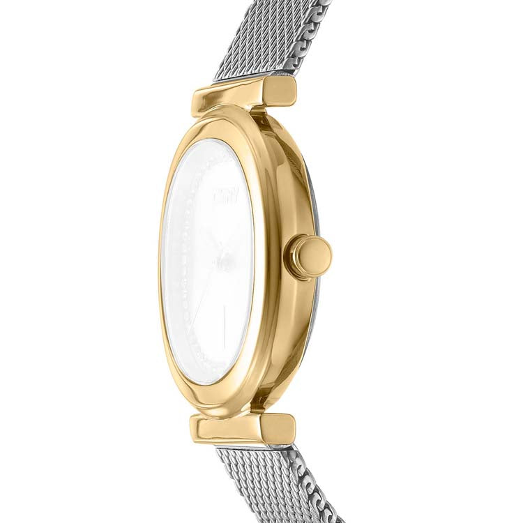 DKNY Evening Two-Tone Stainless Steel 30mm Watch