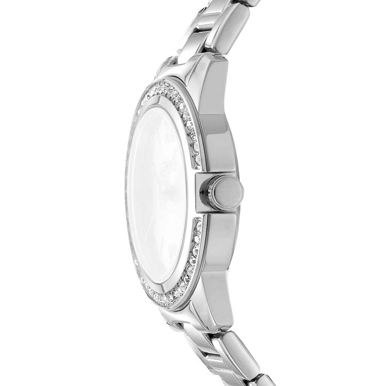 DKNY Evening Silver Stainless Steel 30mm Watch