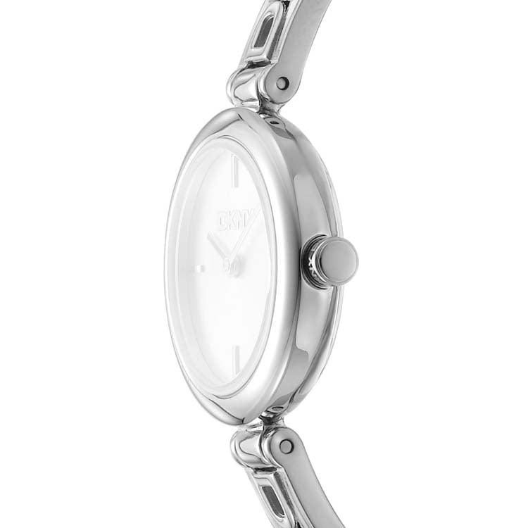 DKNY Logo Silver Stainless Steel 26mm Watch