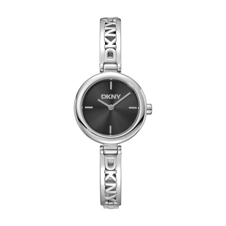 DKNY Logo Silver Stainless Steel 26mm Watch