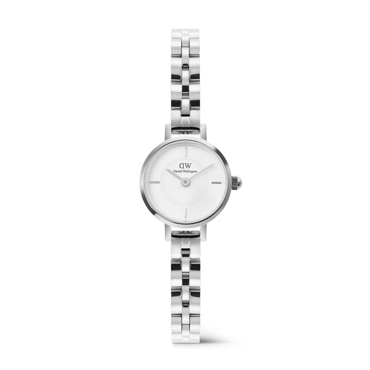 Daniel Wellington Petite Mini Arch 3-link White Silver
