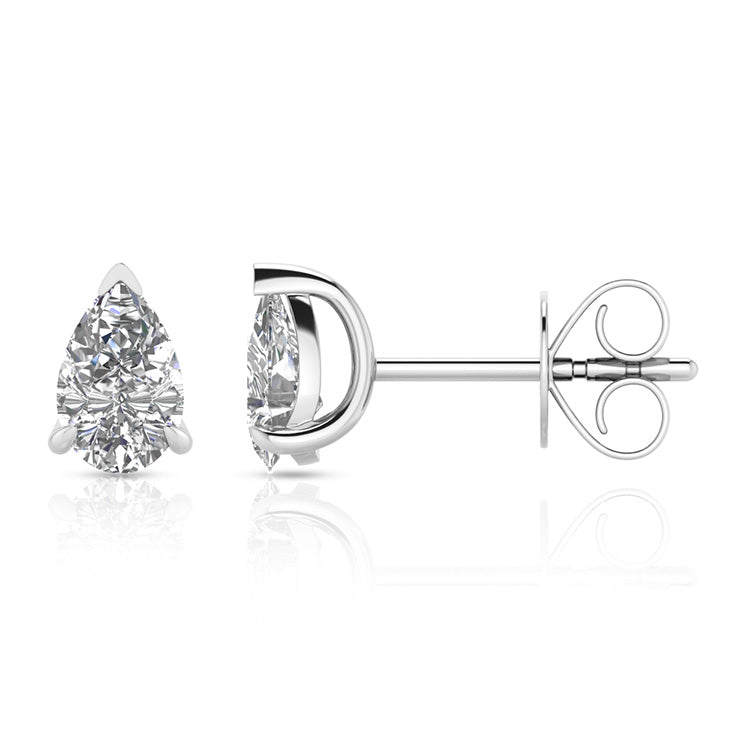 1.00ct Lab Grown Diamond Earrings in 9ct White Gold