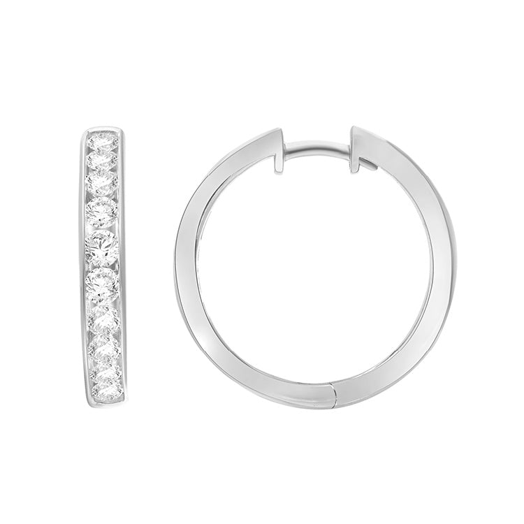 1.50ct Lab Grown Diamond Earrings in 9ct White Gold