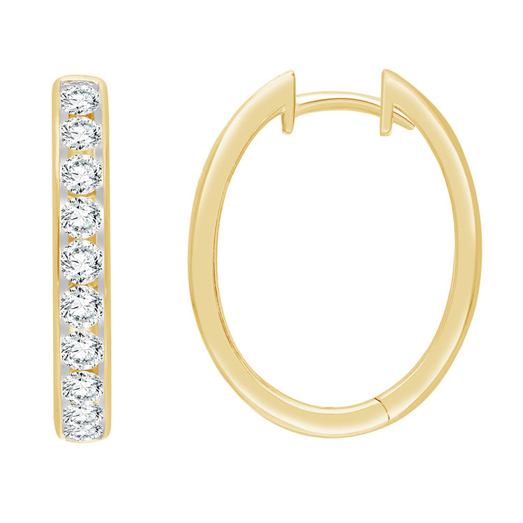 1.50ct Lab Grown Diamond Earrings in 9ct Yellow Gold
