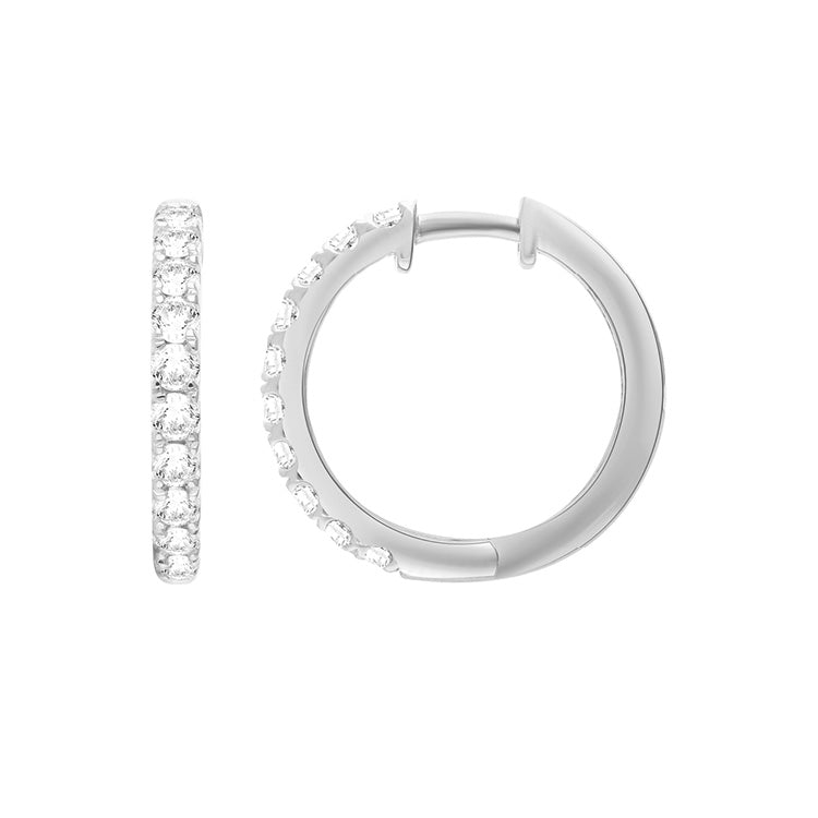 1.00ct Lab Grown Diamond Earrings in 9ct White Gold