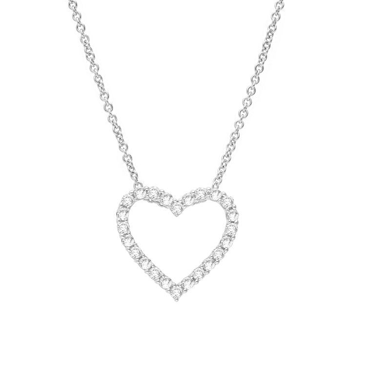 0.25ct Lab Grown Diamond Necklace in 9ct White Gold