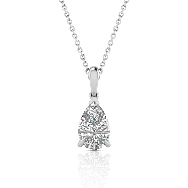 2.00ct Lab Grown Diamond Necklace in 9ct White Gold