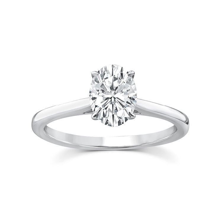 1.00ct Lab Grown Diamond Ring in 9ct White Gold