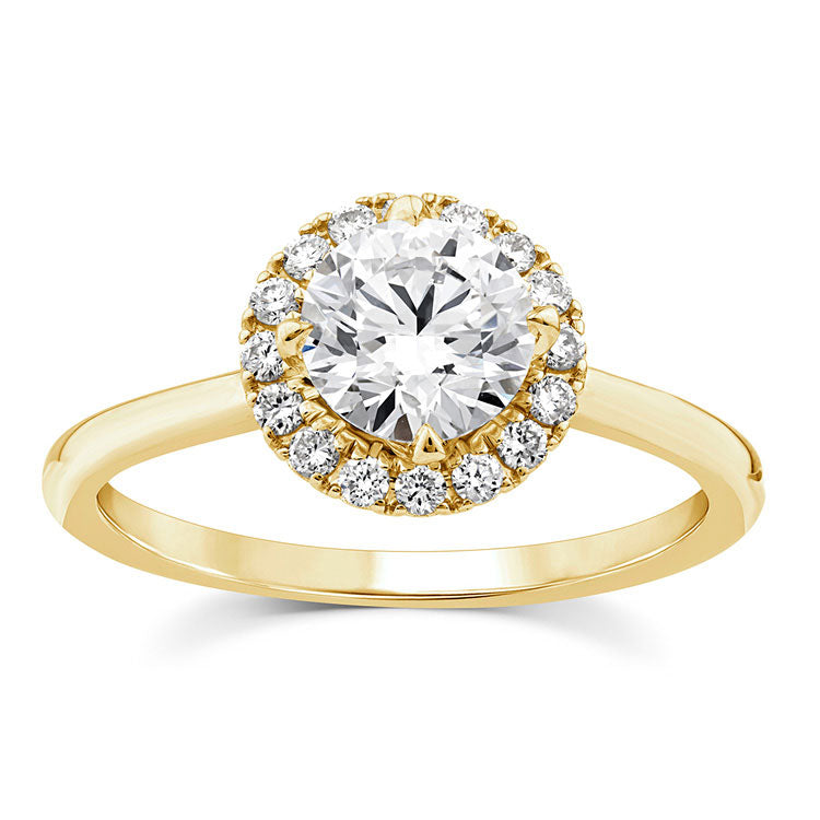 1.15ct Lab Grown Diamond Ring in 9ct Yellow Gold