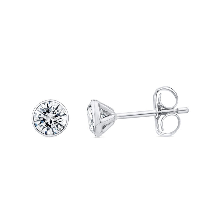 1.00ct Lab Grown Diamond Earrings in 9ct White Gold