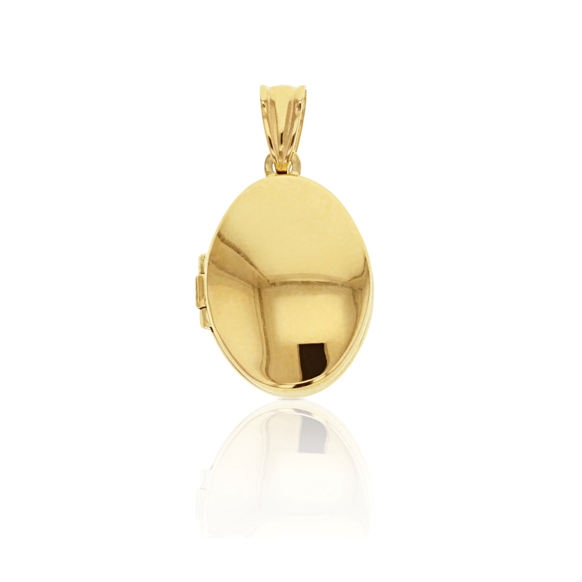 9ct Yellow Gold Plain Polished Locket