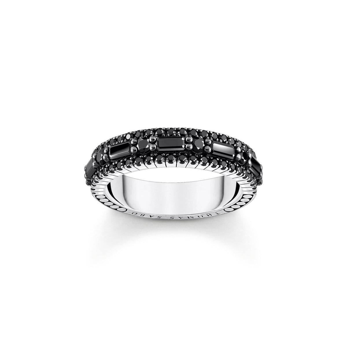 THOMAS SABO Ring with black zirconia