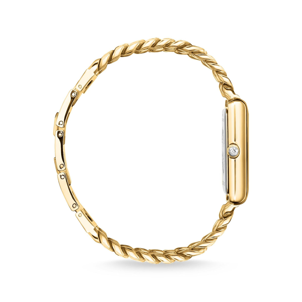 THOMAS SABO Ladies Rectangular Watch in Gold