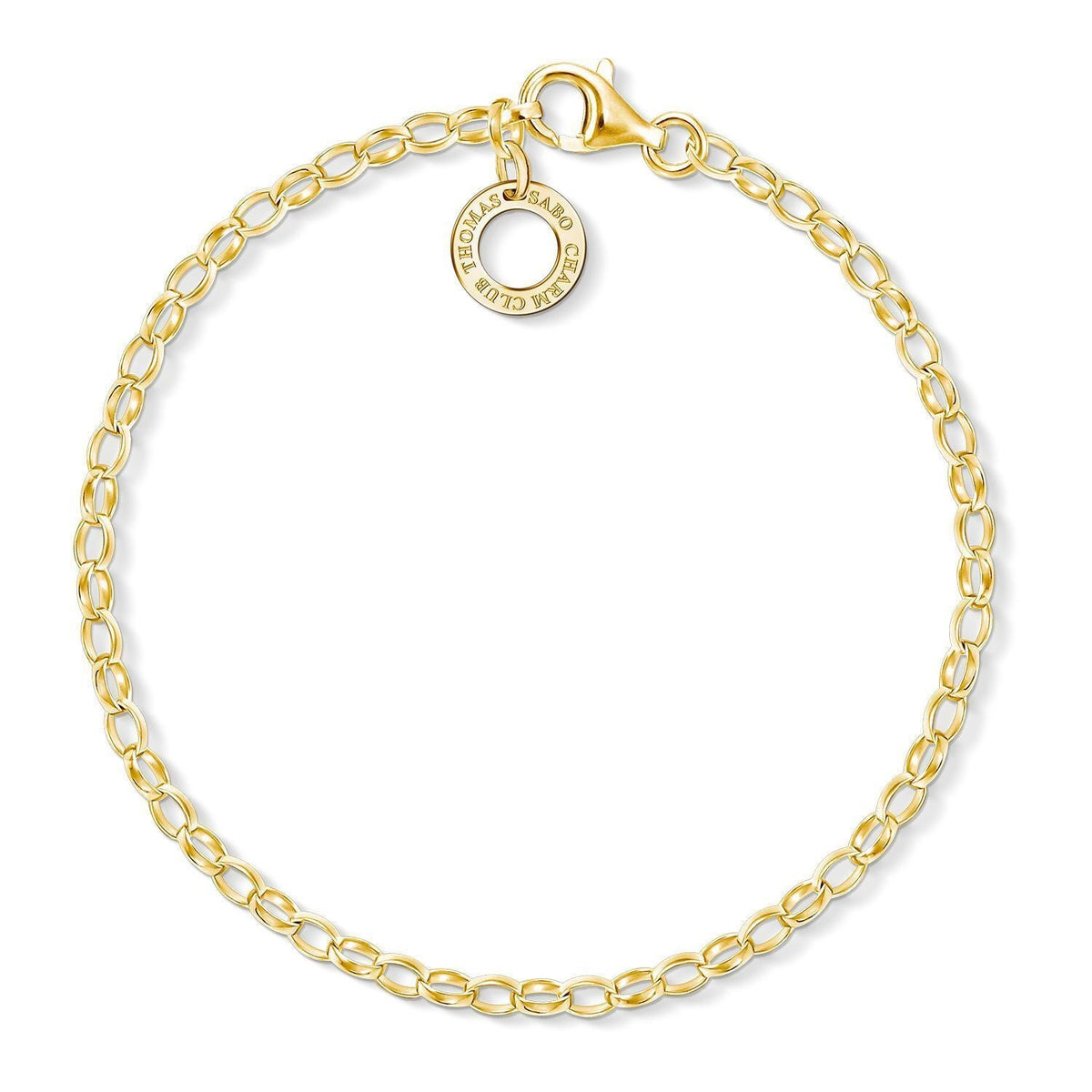Thomas Sabo Charm Bracelet "Classic Fine Link" Gold Plated