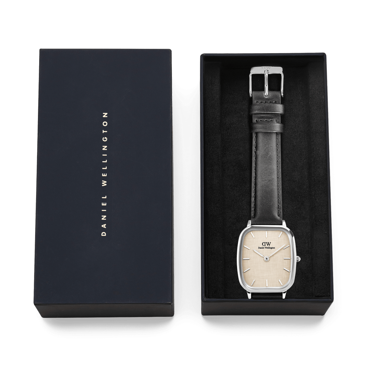 Daniel Wellington Marlon Sheffield Linen Silver Watch