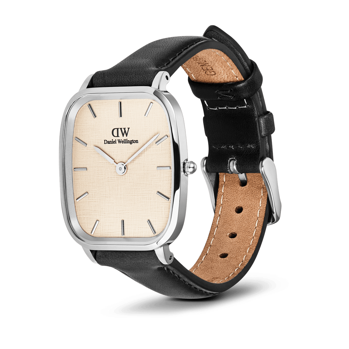 Daniel Wellington Marlon Sheffield Linen Silver Watch