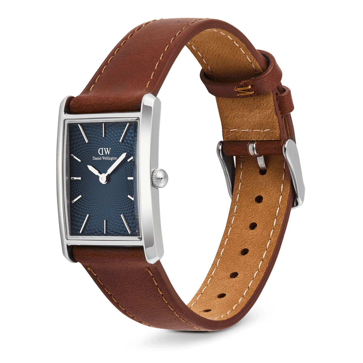 Daniel Wellington Bound Light Brown Arctic Guilloché Silver