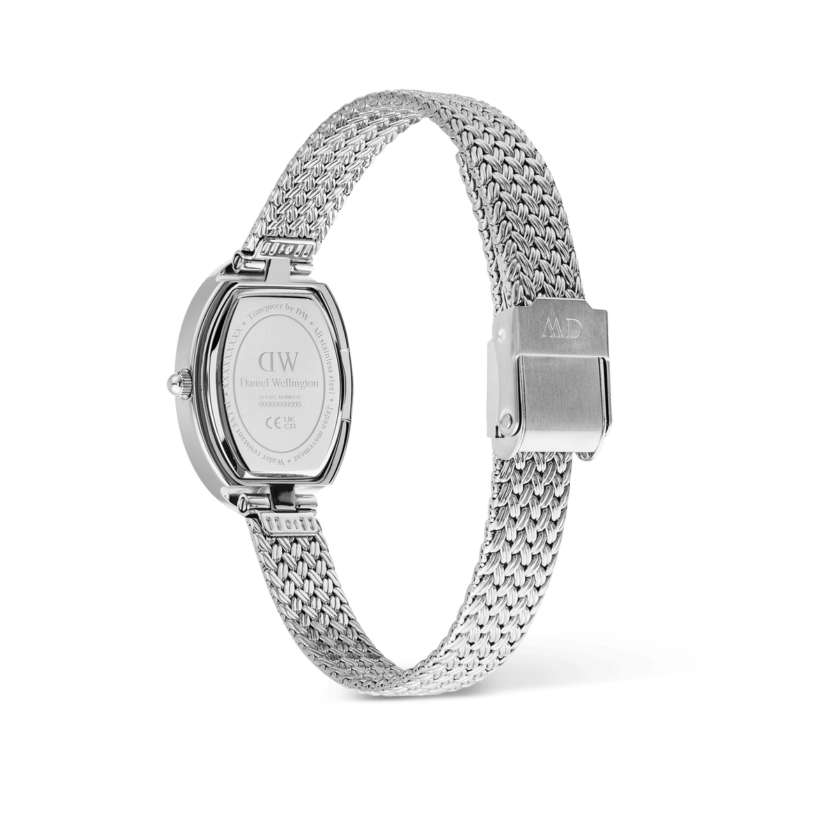 Daniel Wellington Juliette Braided Mesh White Sunray Silver