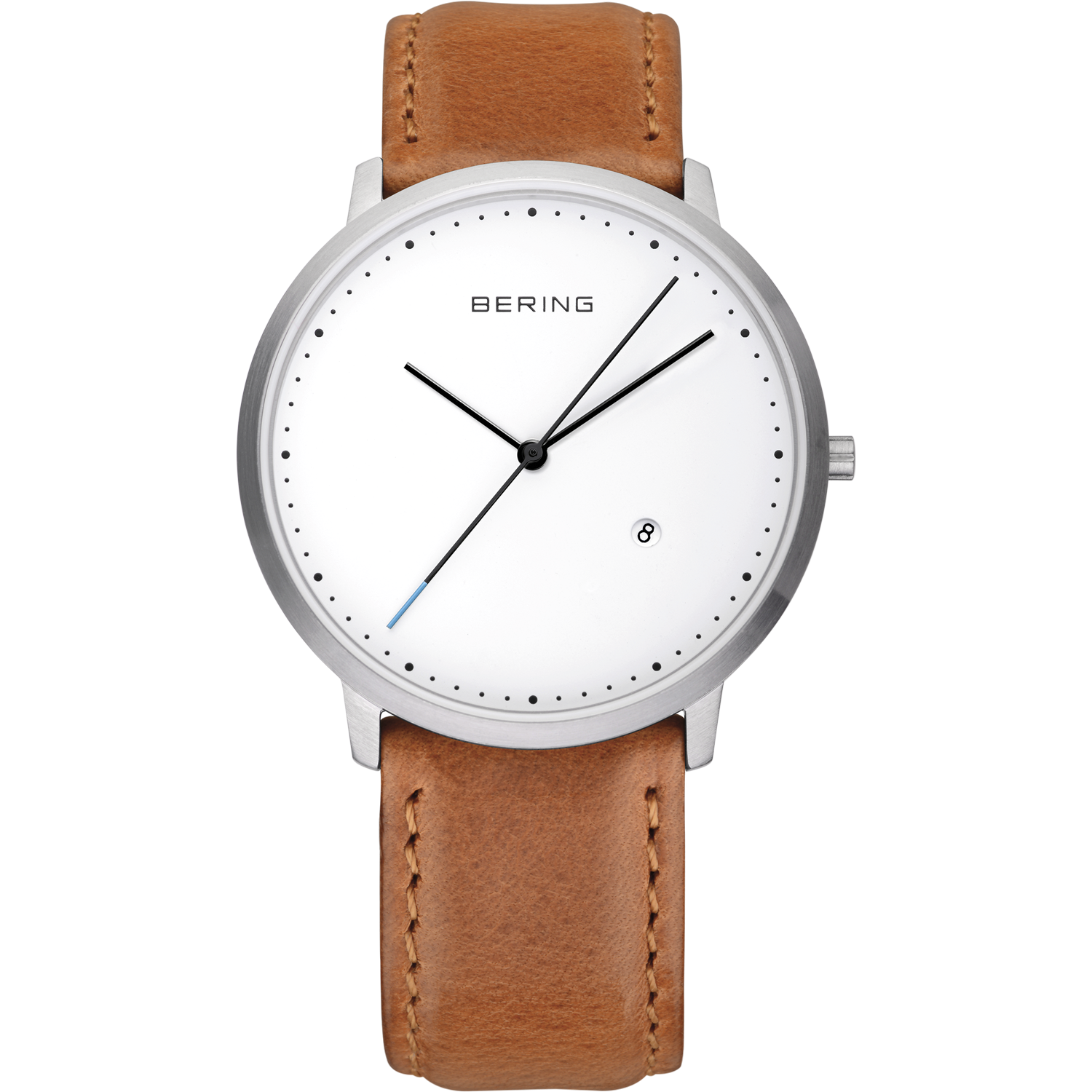 Bering Classic Minimalist Brown Watch