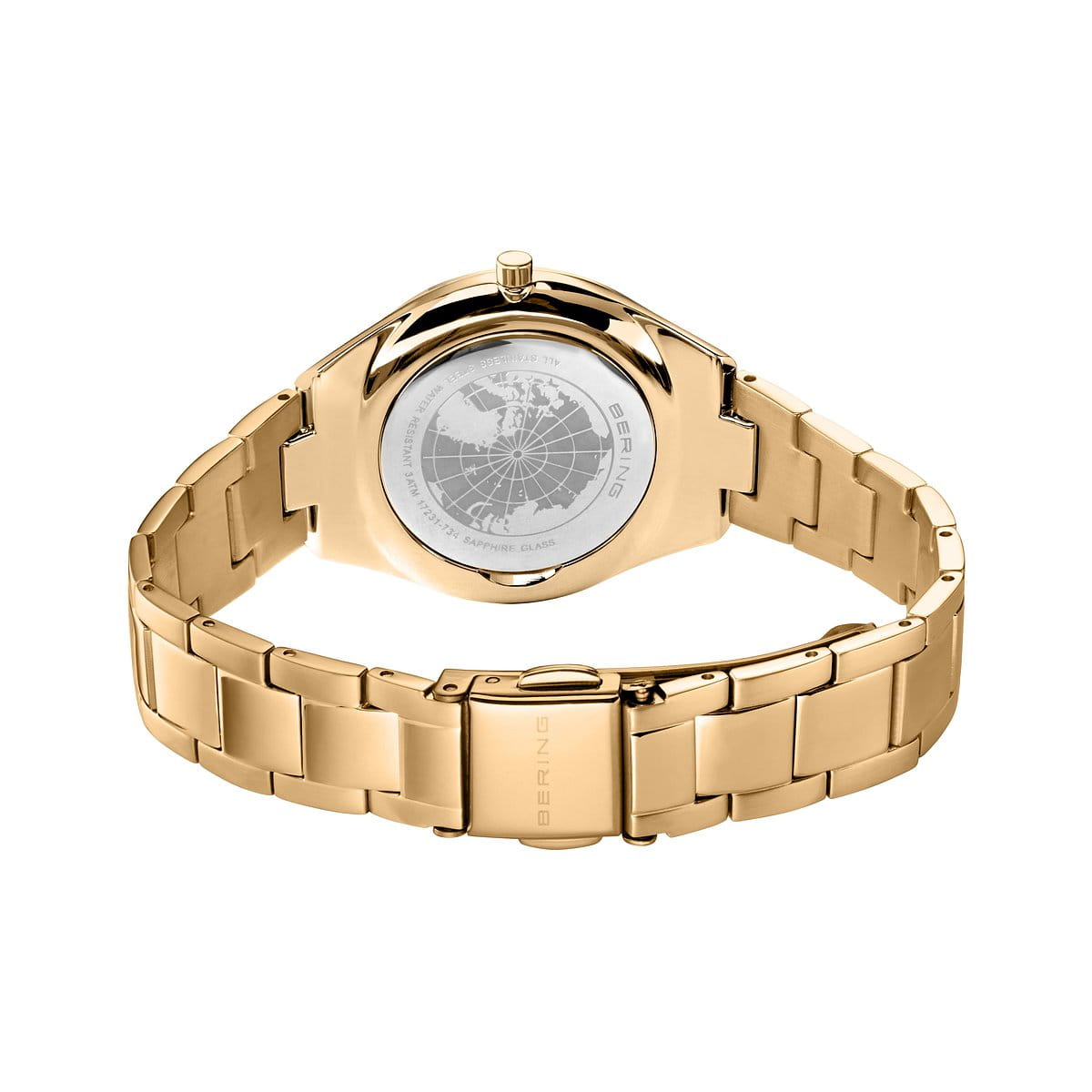 Bering Ladies Ultra Slim Gold Watch