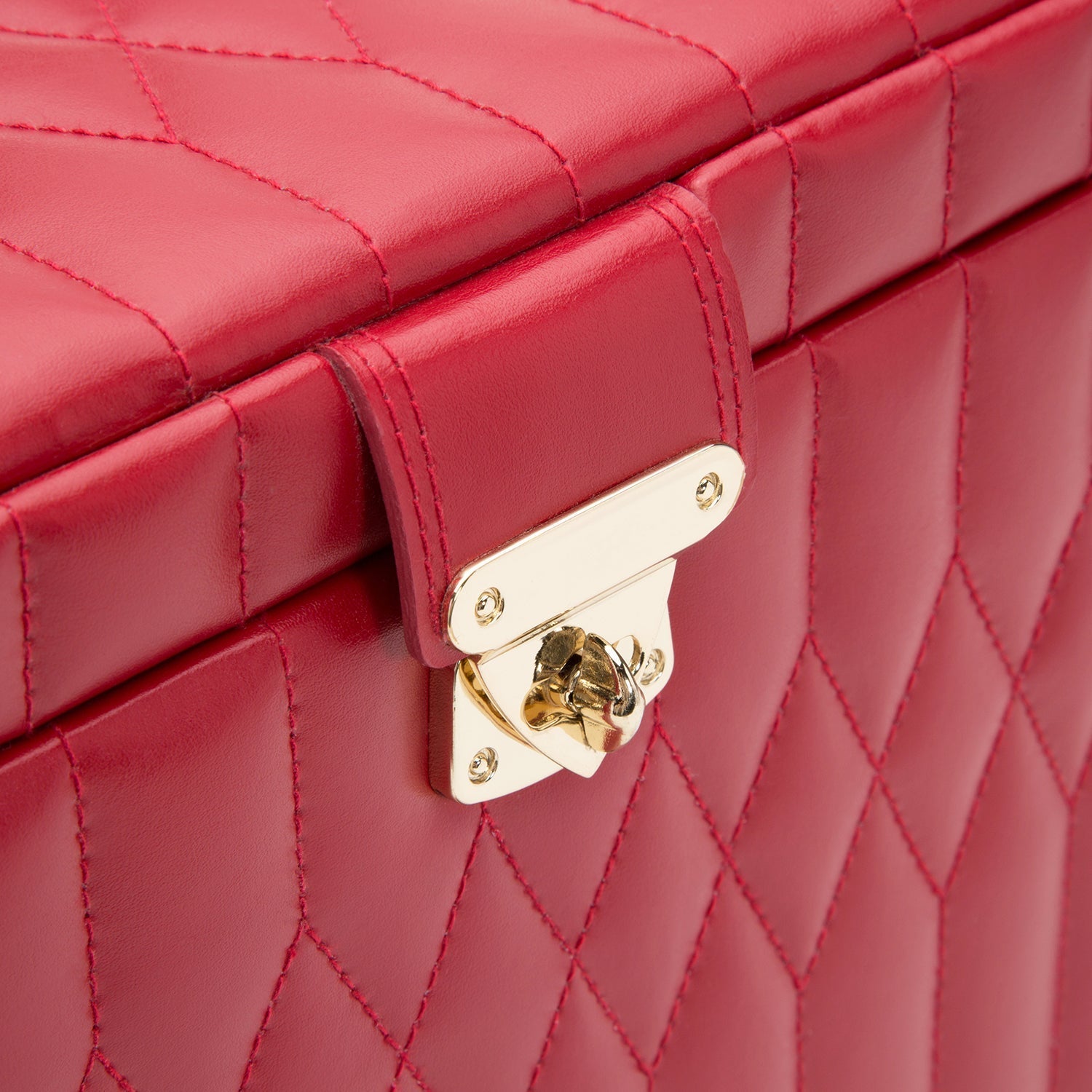 Wolf Caroline Extra Large Jewellery Case Red