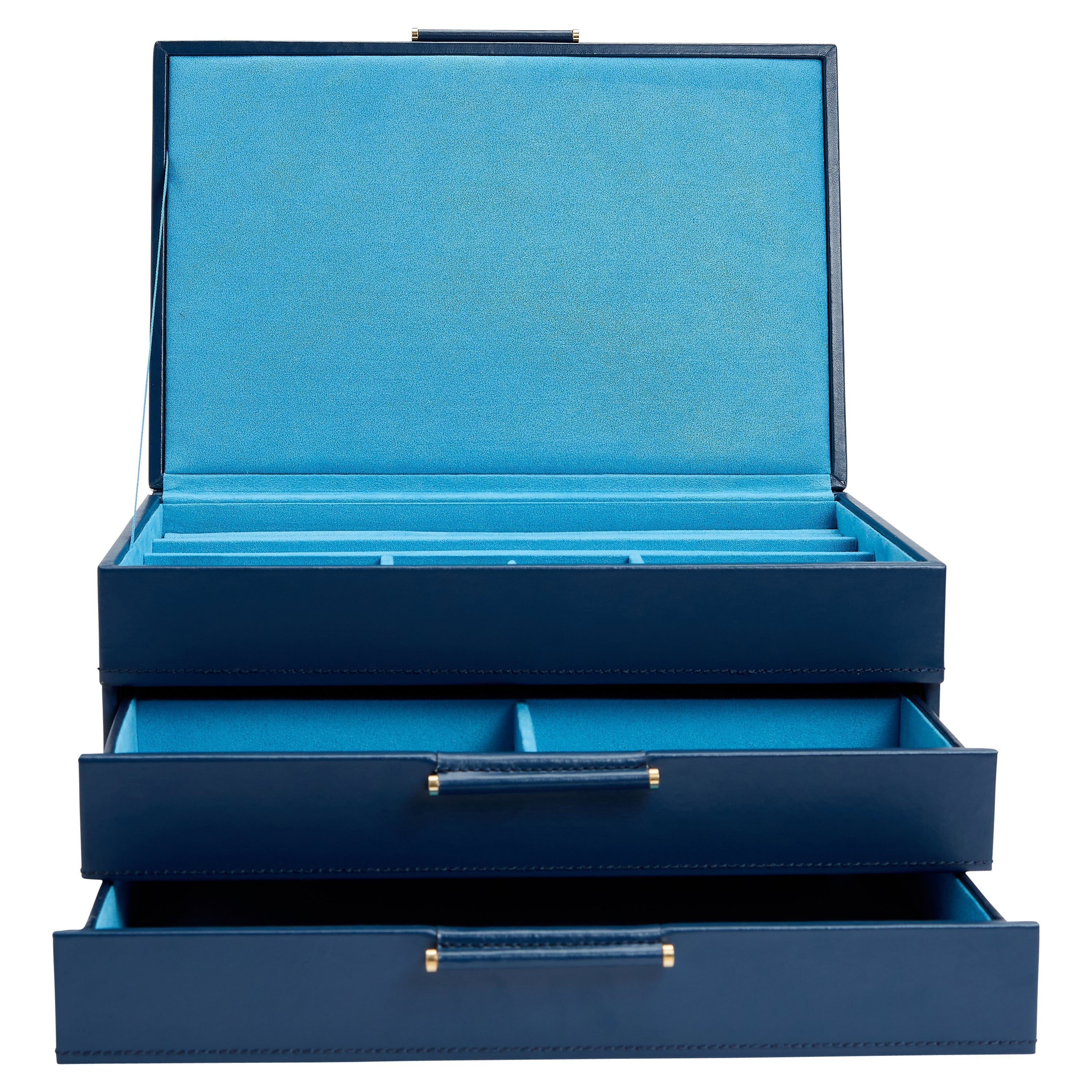 Wolf Sophia Jewellery Box Indigo
