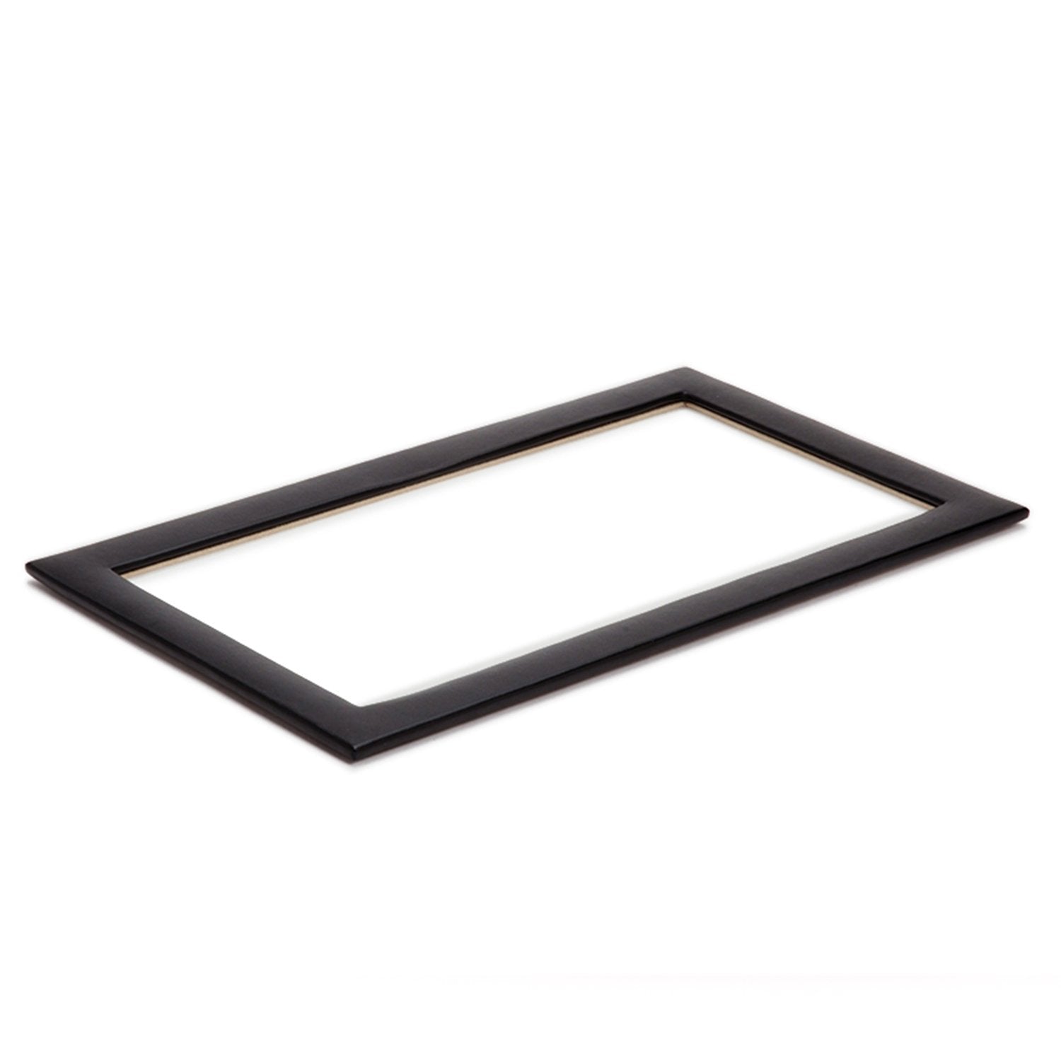 Wolf Vault Tray Glass Lid Black