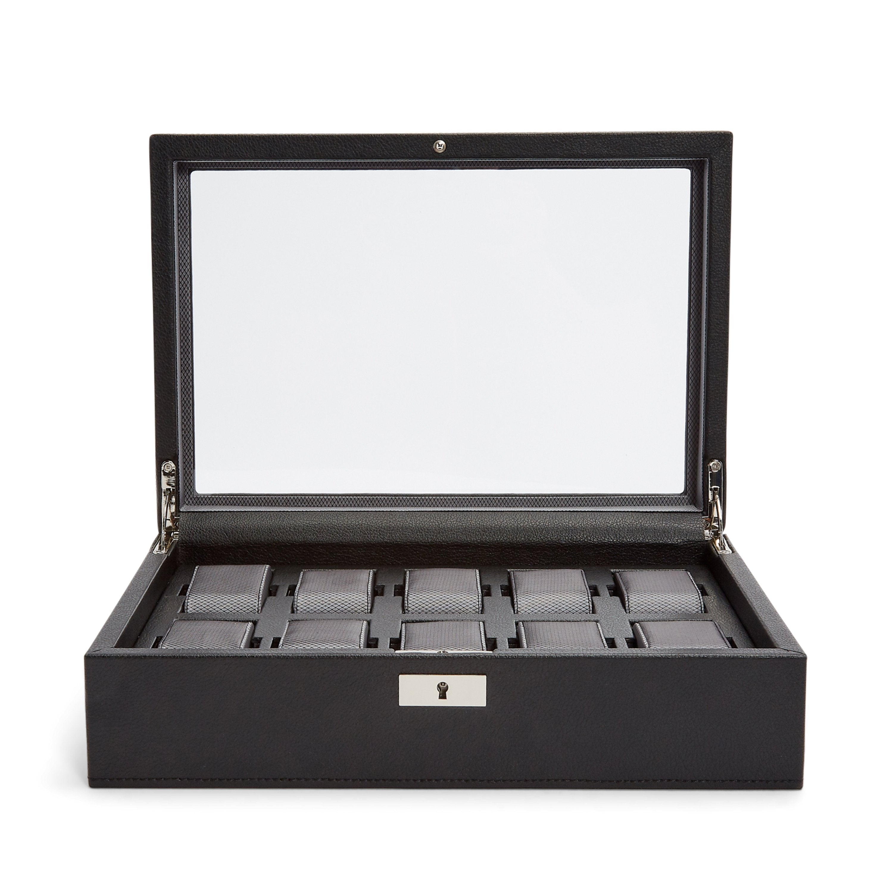 Wolf Viceroy 10 Pc Watch Box Black