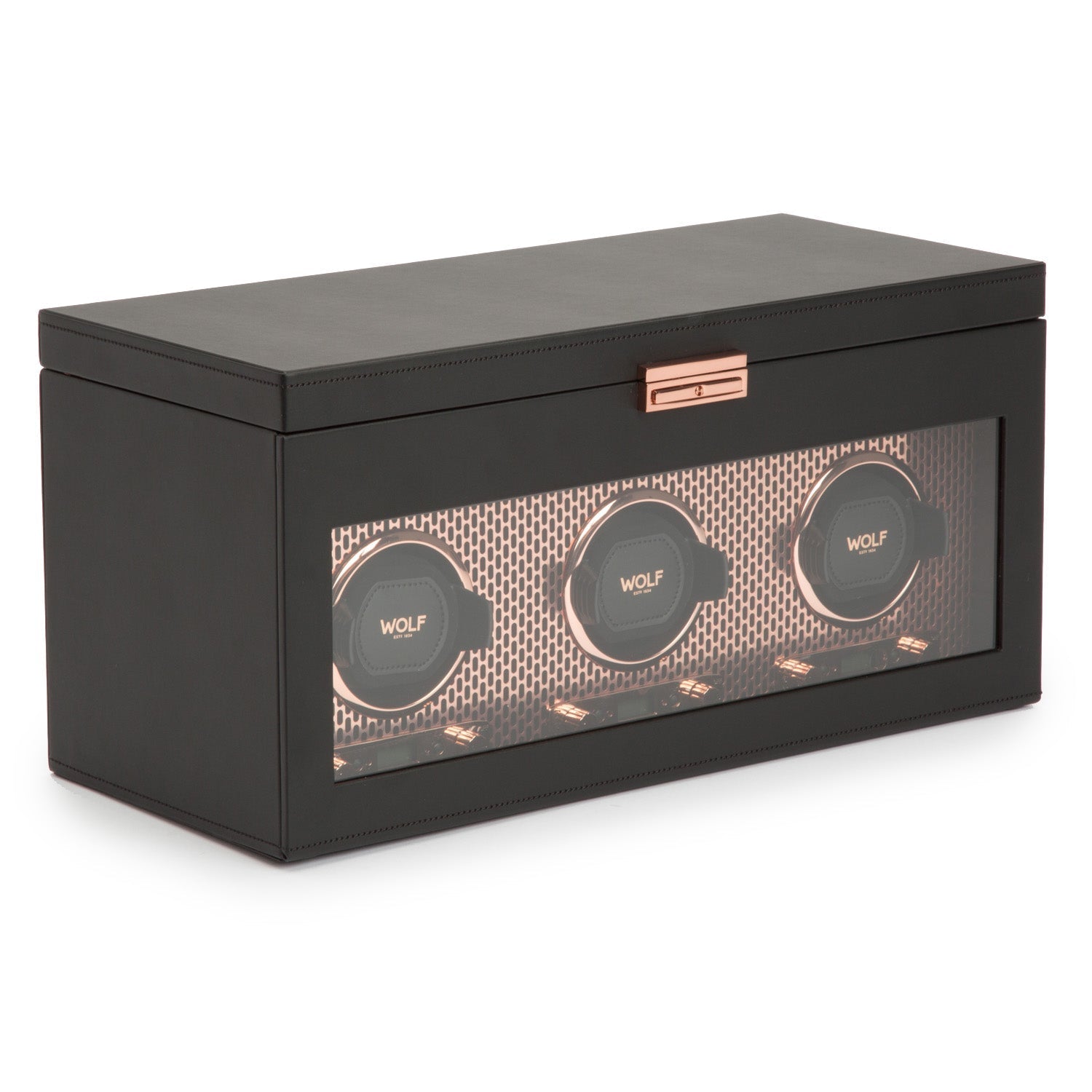 Wolf Axis Triple Winder with Storage Copper Plated