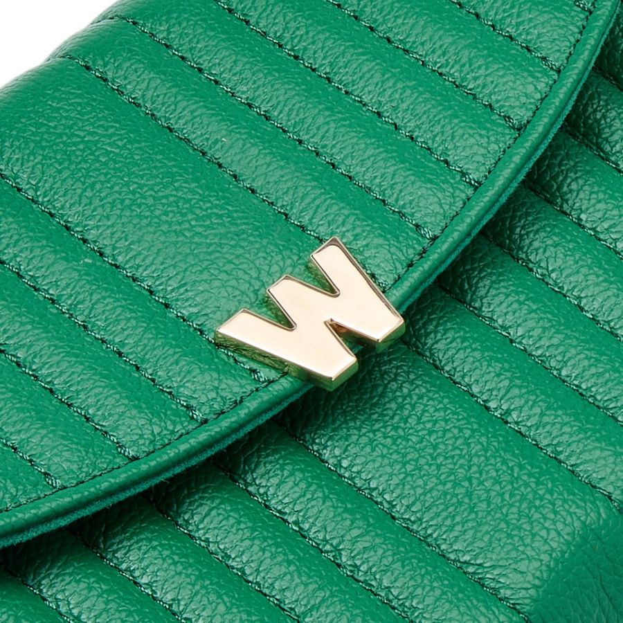 Wolf Mimi Crossbody Bag with Wristlet Green