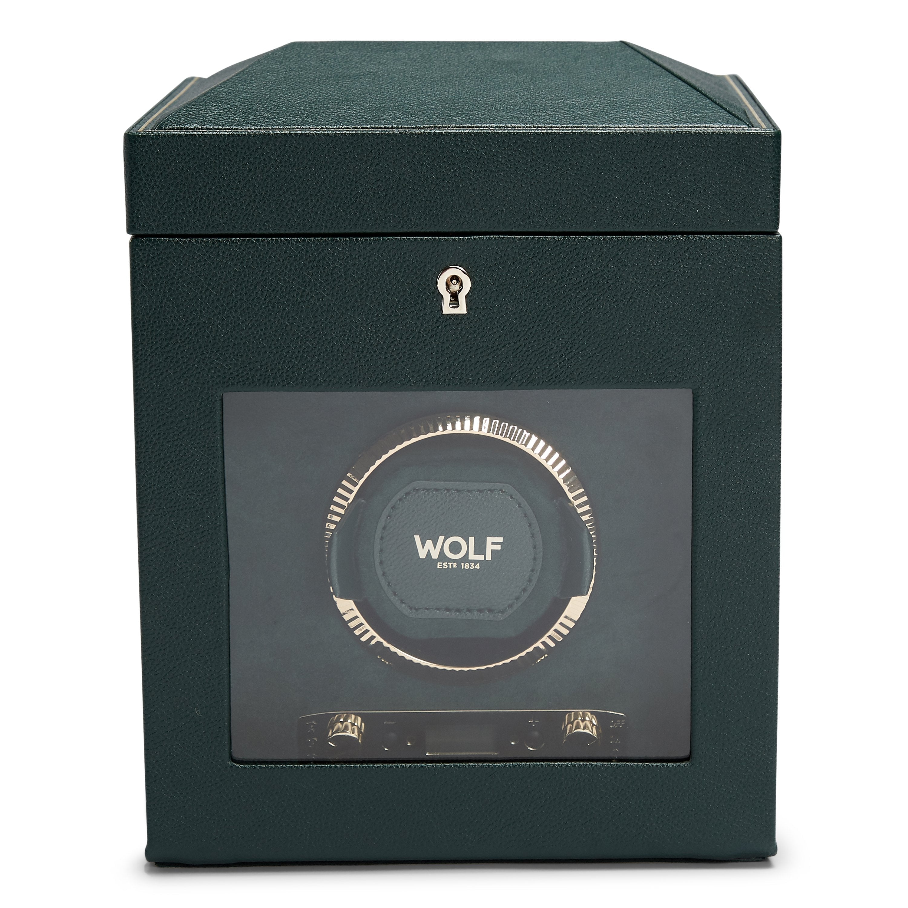 Wolf Brit Racing Green Single Watch Winder