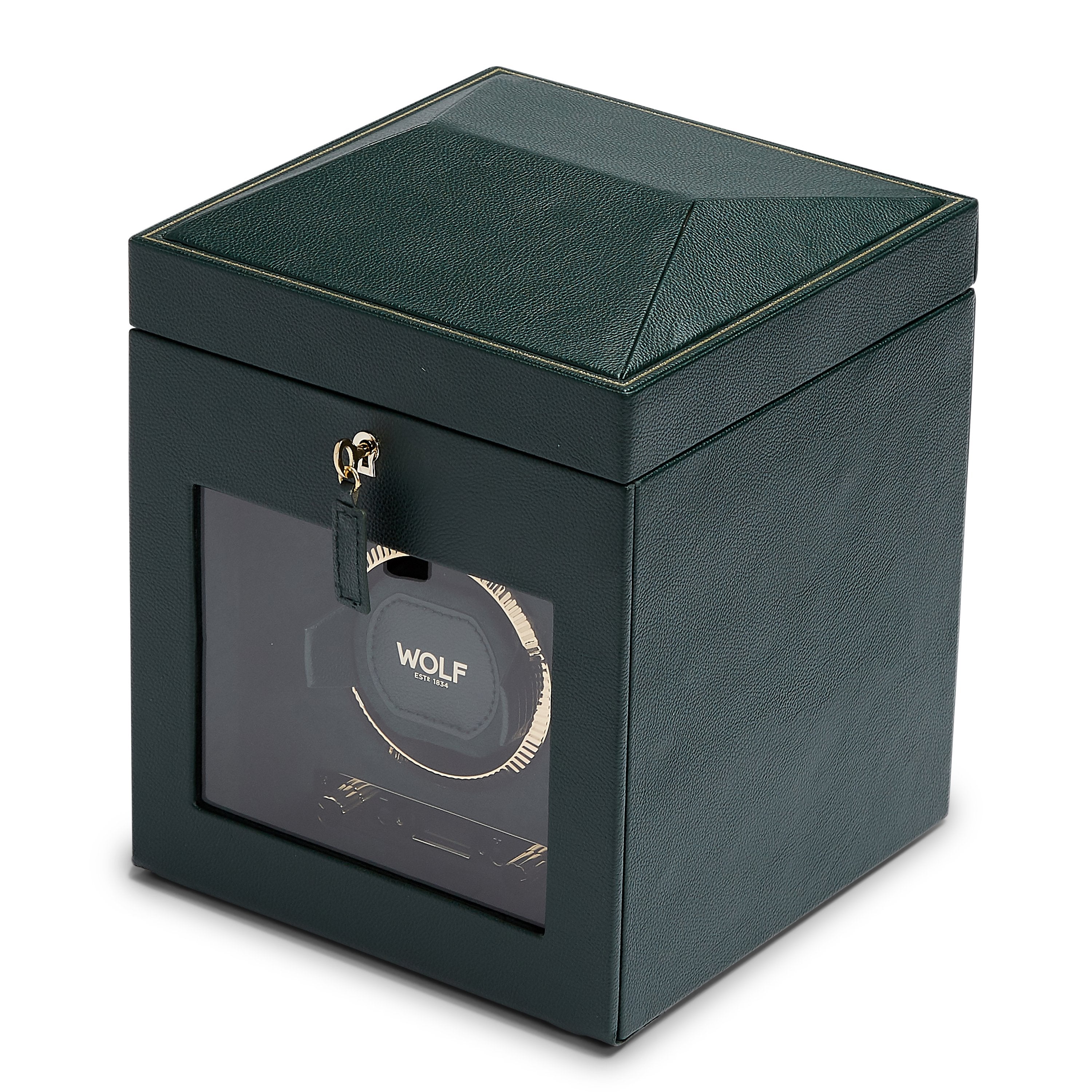 Wolf Brit Racing Green Single Watch Winder