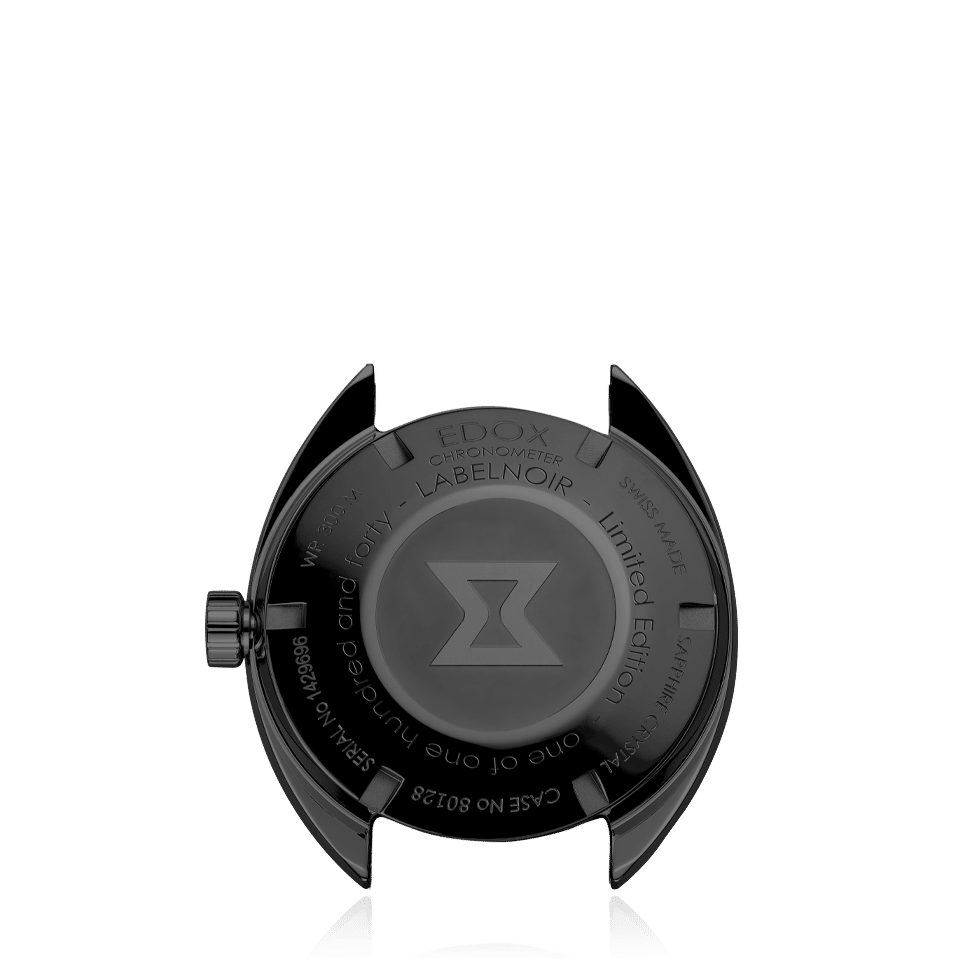 Edox Hydro-Sub Chronometer Label Noir Edition