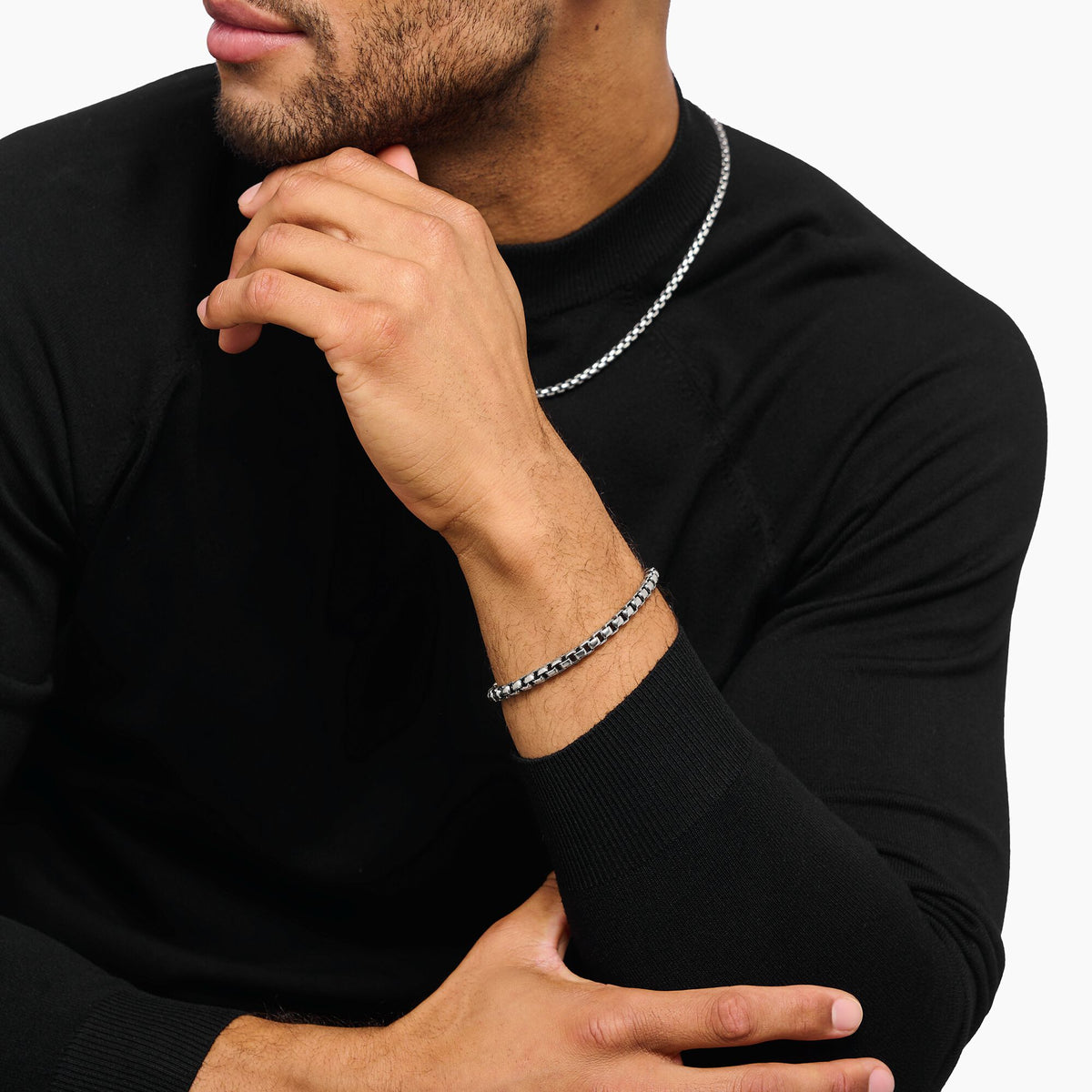 THOMAS SABO Box chain bracelet silver