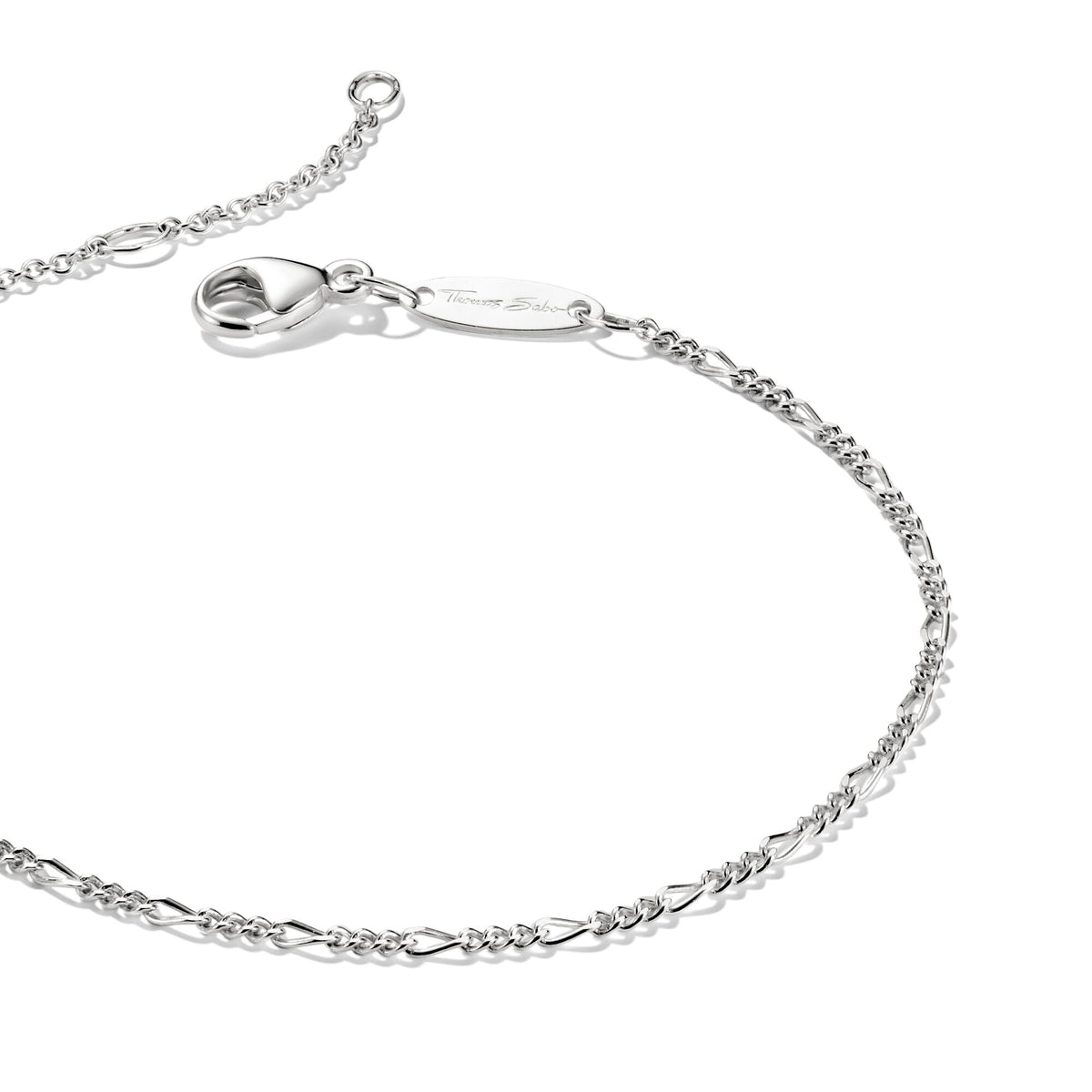 THOMAS SABO Charm bracelet Figaro design silver
