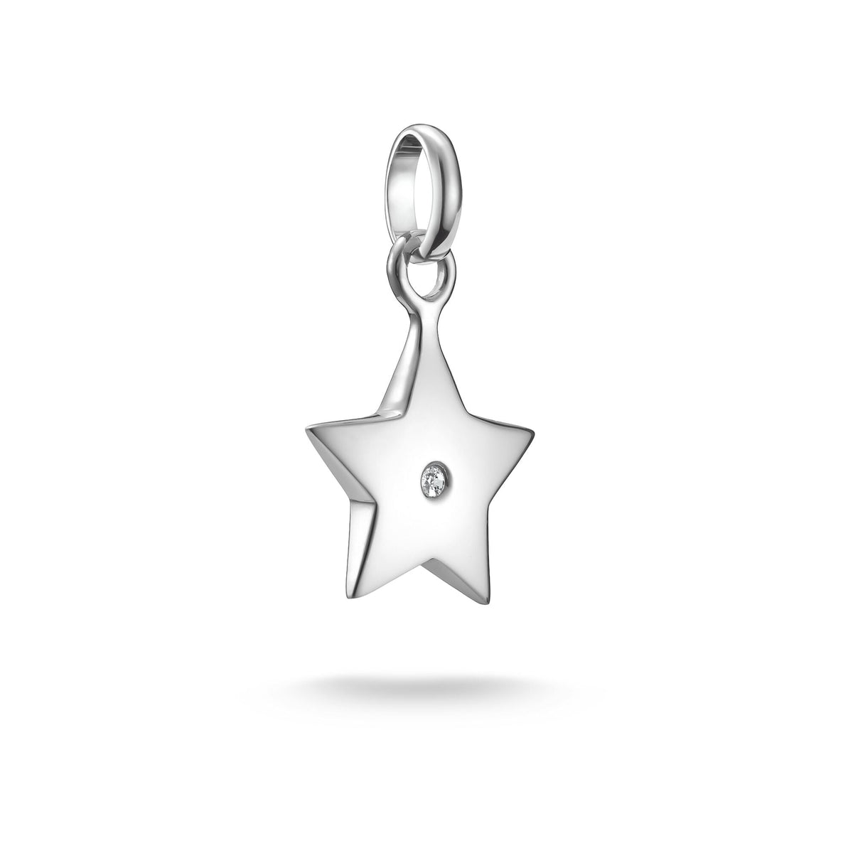 THOMAS SABO Connect Charm star with white stone