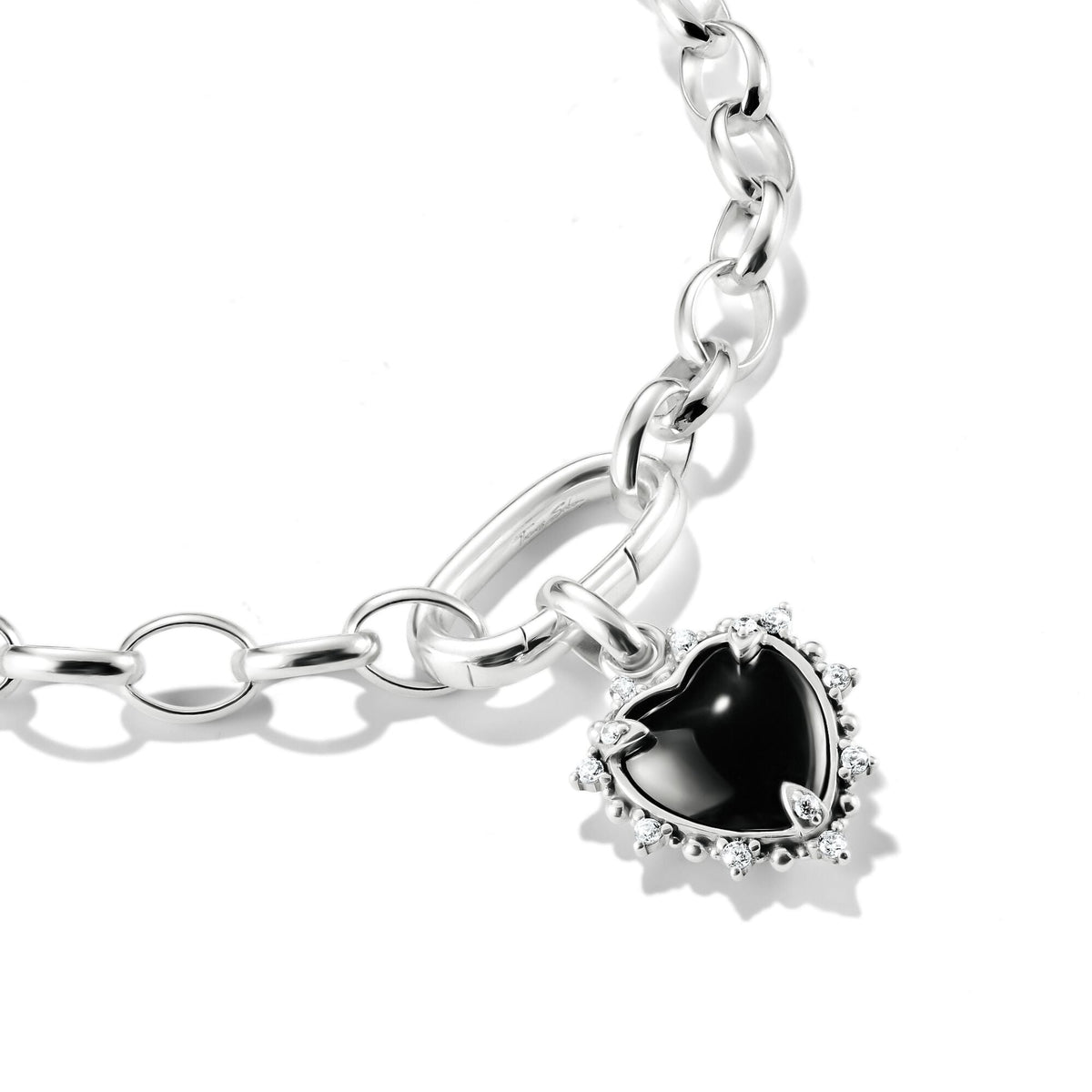 THOMAS SABO Connect Charm Black Vintage Heart