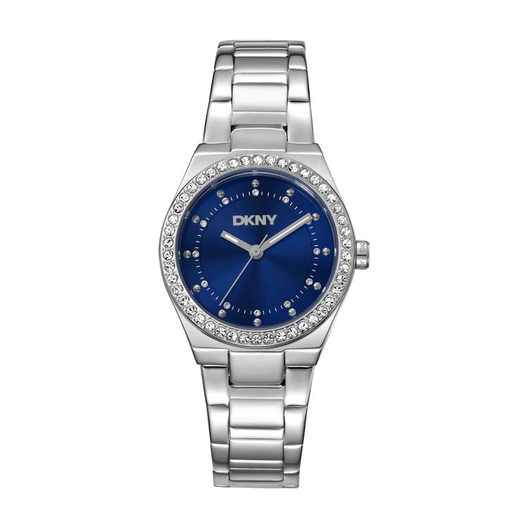 DKNY Evening Silver Stainless Steel 30mm Watch