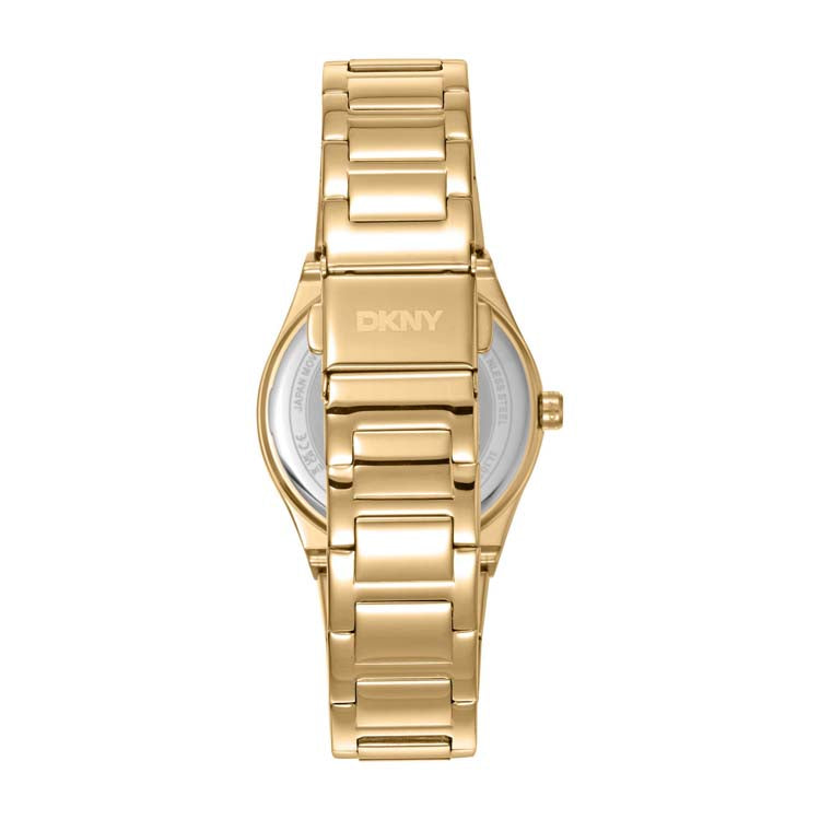 DKNY Logo Gold Stainless Steel 33mm Watch