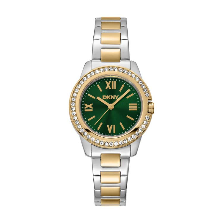 DKNY Evening Two-Tone Stainless Steel 30mm Watch