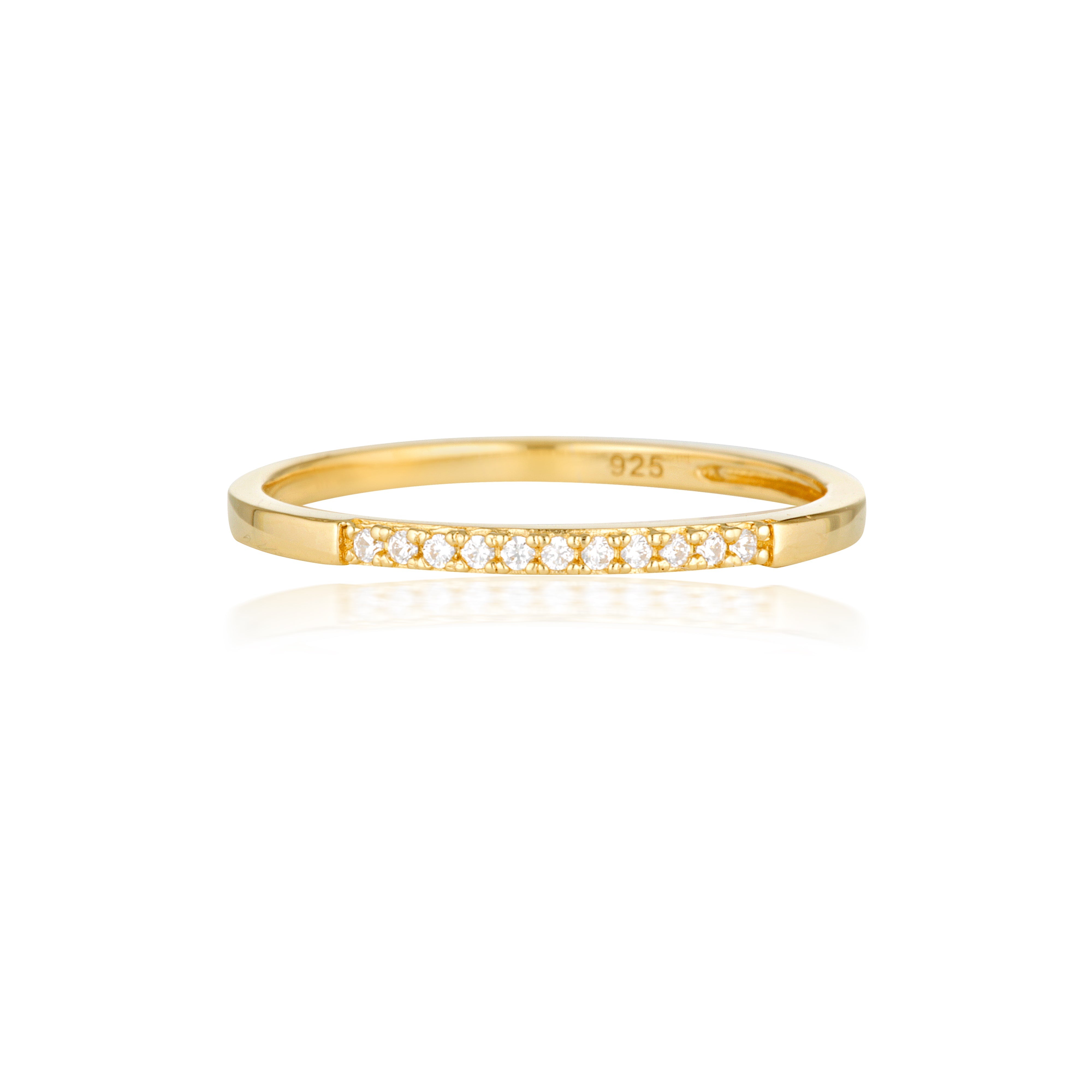 Georgini Summer Sorbet Frosty Ring Gold