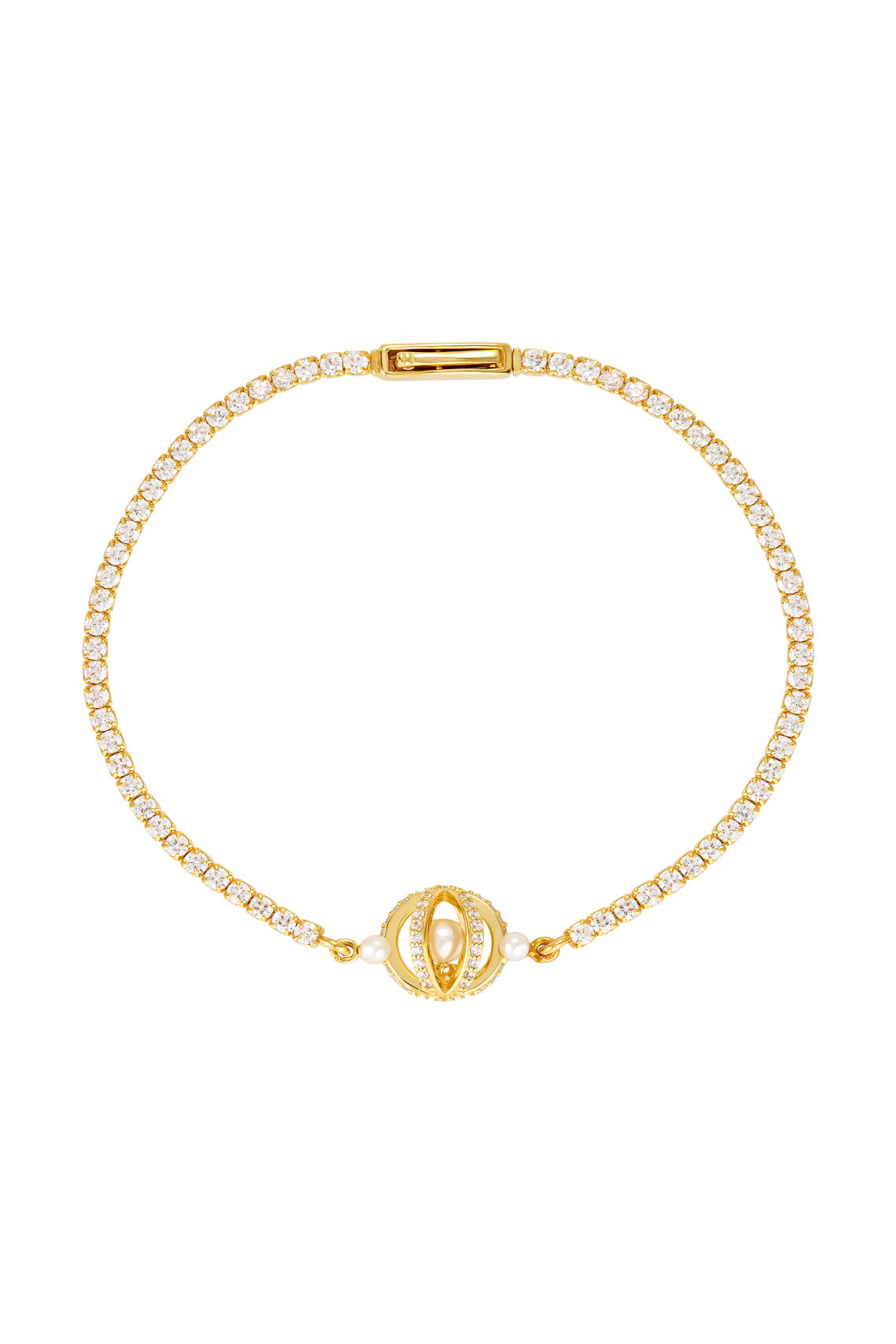 Georgini Majesty Freshwater Pearl Bracelet Gold