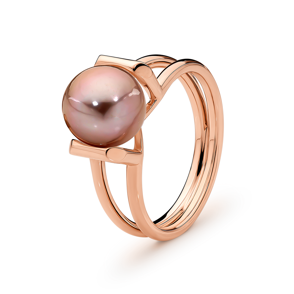 Natural Pink Edison Ring